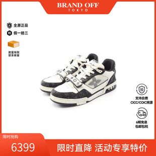 BRANDOFF 白色经典 中古LV路易威登男B级9新sneakers运动鞋 牛皮鞋