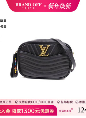 中古LV路易威登女包A级95新Camera Bag相机包牛皮斜挎包黑色复古