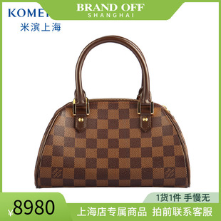 RIVERA VUITTON DAMIER棋盘格迷你手 LOUIS SH「9.0新」路易威登