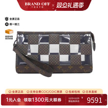 中古LV路易威登A级95新 Chess Stand Pouch其他化妆包M81588老花