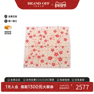 中古LV路易威登女A级95新scarf围巾棉围巾/丝巾粉色
