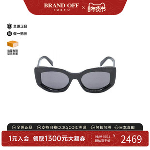 中古Celine赛琳男S级99新sunglasses墨镜镀金金属其他黑色正品