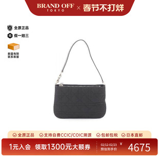 中古Dior迪奥女包A级95新Handbag手包尼龙手提包黑色正品BRANDOFF