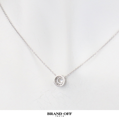 中古「95新」Tiffany蒂芙尼 SOLESTE镶钻项链铂金95041cm60572844