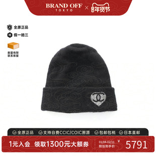 中古Chanel香奈儿女B级9新cap帽帆布帽子黑色正品时尚BRANDOFF