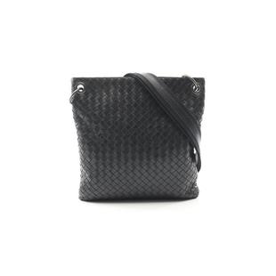 中古Bottega Veneta葆蝶家男包B级9新Intrecciato编织牛皮斜挎包