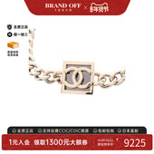 中古Chanel香奈儿女A级95新choker项圈镀金金属项链金色
