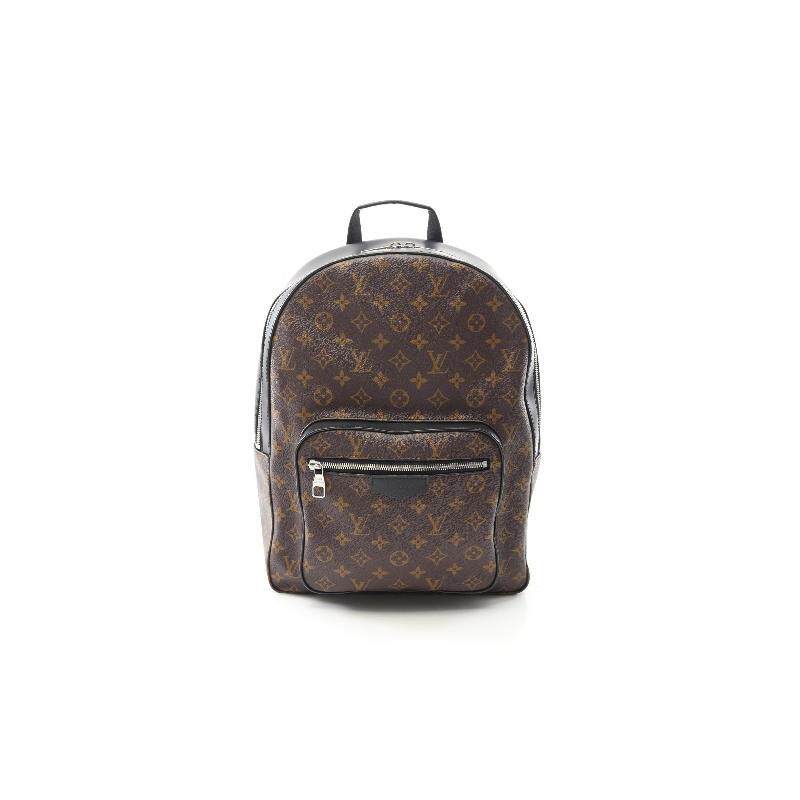 中古LV路易威登男包A级95新Backpack背包涂层/防水帆布双肩包棕色