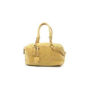 中古Bottega Veneta葆蝶家女包B级9新Intrecciato编织牛皮手提包