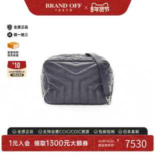 中古YSL圣罗兰女包B级9新SAINT LAURENT PARIS圣罗兰牛皮斜挎包