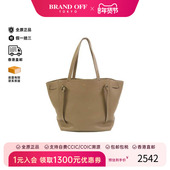 中古Celine赛琳女包B级9新Shoulder bag肩包牛皮单肩包灰色