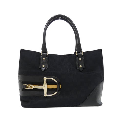 中古GUCCI古驰帆布单肩女包