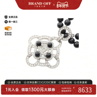 中古Chanel香奈儿女A级95新necklace项链不锈钢项链黑色