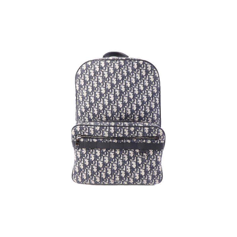 中古Dior迪奥男包A级95新rucksack背包/旅行背包双肩包帆布双肩包