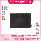 中古Celine赛琳女包A级95新Shoulder bag肩包羊皮斜挎包黑色正品