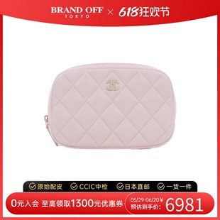 line牛皮化妆包 classic timeless 中古CHANEL香奈儿女包A级95新