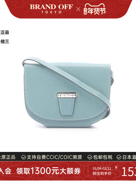 中古Hermes爱马仕女包A级95新Shoulder bag肩包牛皮斜挎包绿色