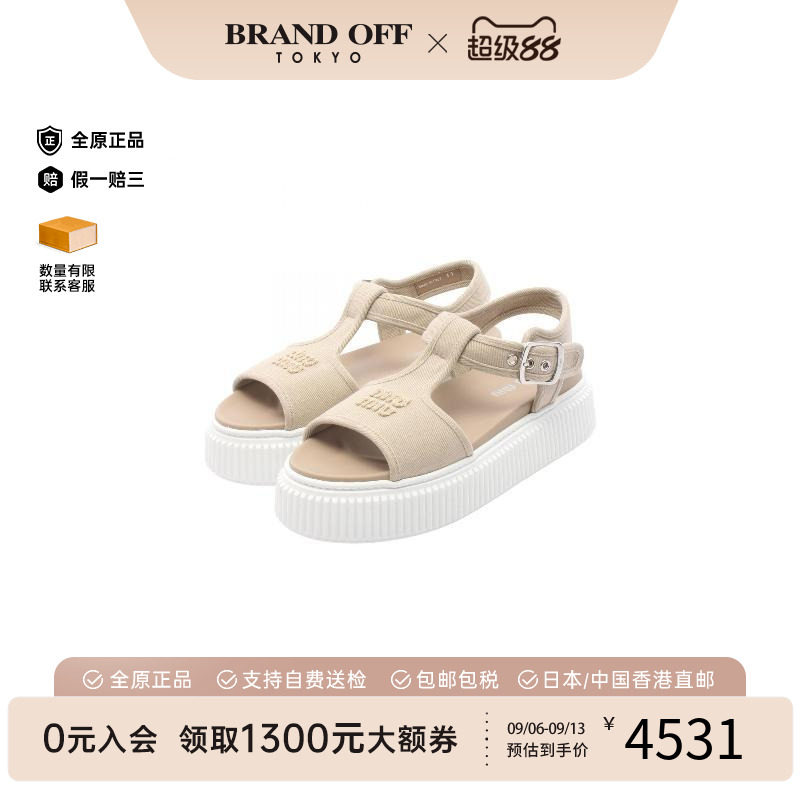中古MiuMiu缪缪鞋レディース