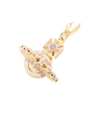 中古Vivienne Westwood薇薇安女S级99新necklace项链镀金金属项链