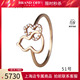 中古「9.5新」Qeelin 钻石戒指750玫瑰金51号 Wulu 麒麟 Petite
