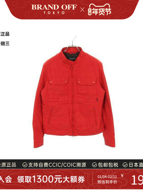 中古Gucci古驰男B级9新Jacket夹克外套尼龙外套红色