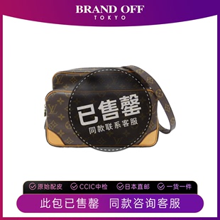 中古LV路易威登女包A级95新nile邮差包老花单肩包斜挎包BRANDOFF