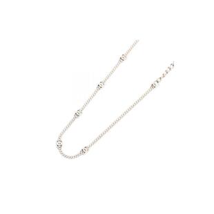 中古Chanel香奈儿女A级95新necklace项链不锈钢项链银色