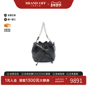 中古YSL圣罗兰女包B级9新bucket bag水桶包牛皮斜挎包黑色正品