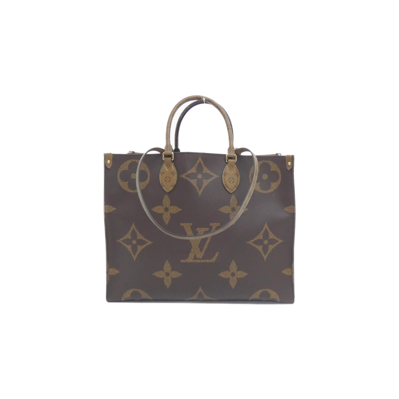 中古LV路易威登女包A级95新Giant On the Go托特包老花托特包复古
