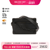 中古LV路易威登男包B级9新Soft Trunk盒子牛皮斜挎包黑色