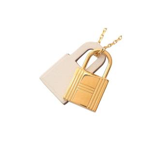 中古Hermes爱马仕女A级95新necklace项链镀金金属项链金色