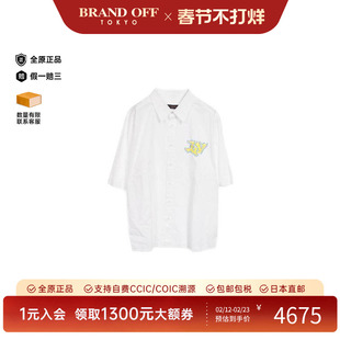 中古LV路易威登男A级95新tops上衣棉上衣白色正品时尚BRANDOFF