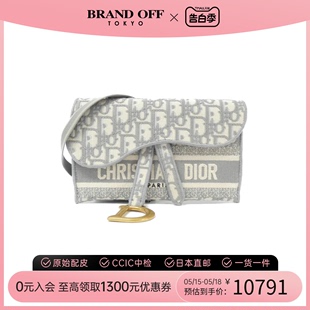 Saddle斜挎包时尚 OBLIQUE BRANDOFF 中古DIOR迪奥女包A级95新DIOR