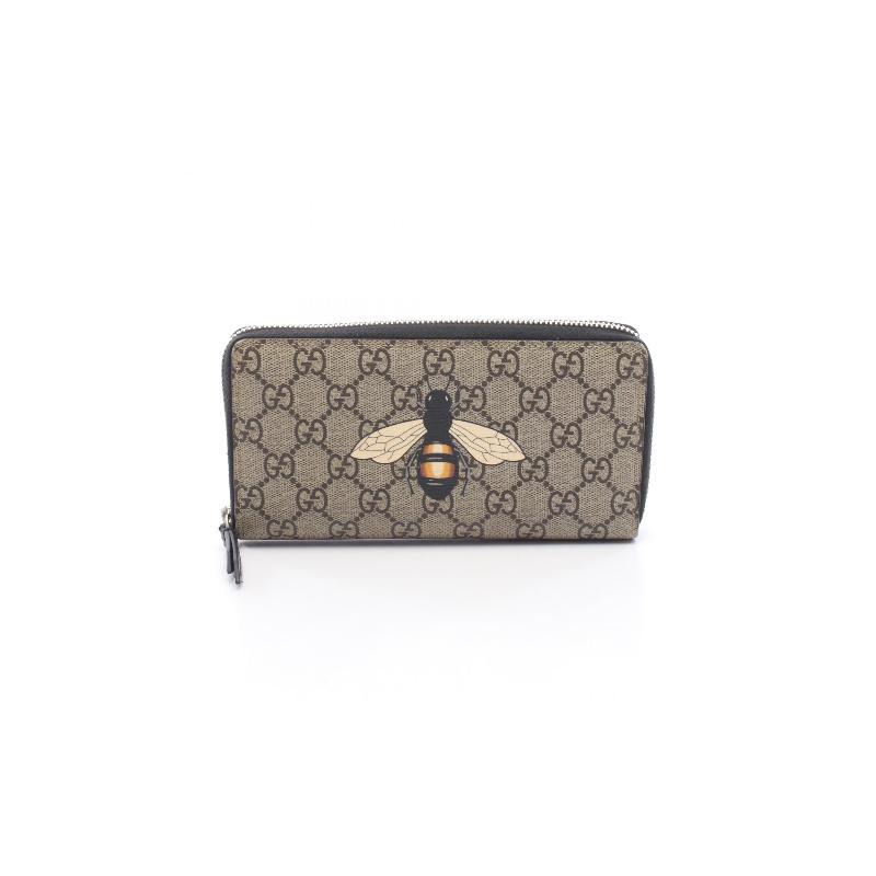 中古Gucci古驰长钱包メンズ帆布