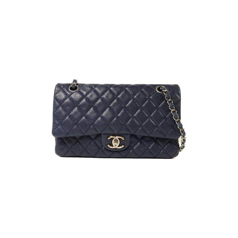 中古Chanel香奈儿女包B级9新Classic 25CF牛皮单肩包蓝色,箱包皮具/热销女包/男包,通用款女包,淘宝优惠券,粉丝福利购,淘宝优惠卷