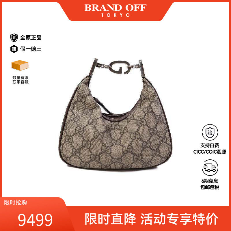 中古Gucci古驰女包A级95新Mini bag迷你包涂层/防水帆布手提包