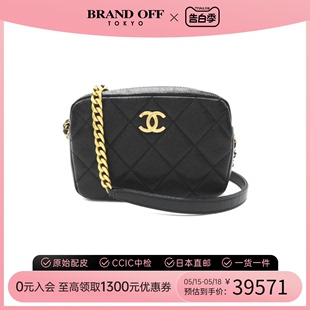 中古CHANEL香奈儿女包A级95新chain shoulder鱼子酱皮斜挎包时尚