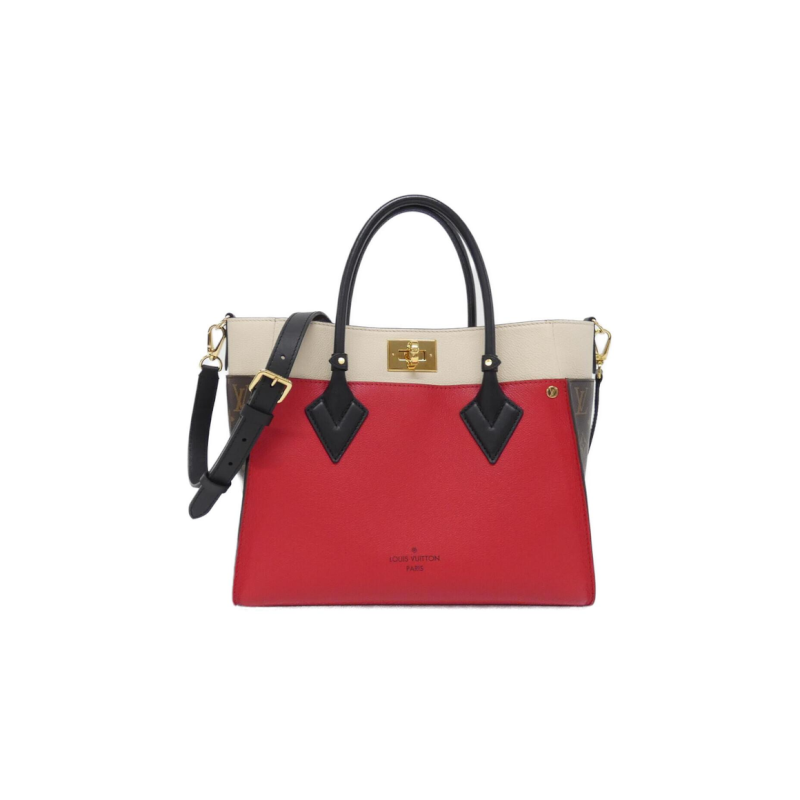 中古LV路易威登女包A级95新On My Side托特包牛皮托特包BRANDOFF