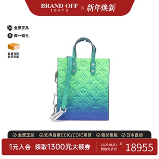 2022SS琴谱包斜挎包正品 Plat 中古LV路易威登女包A级95新Sac