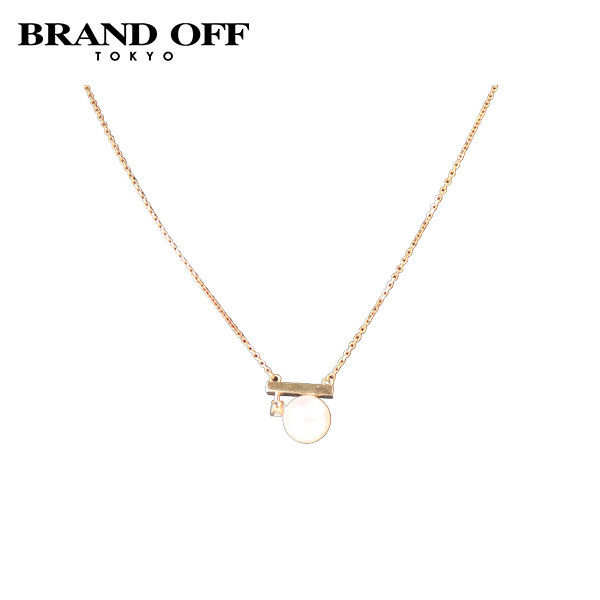 中古「9.5新」日本进口商品海水珍珠钻石项链750黄金45cm,饰品/流行首饰/时尚饰品新,项链,淘宝优惠券,粉丝福利购,淘宝优惠卷