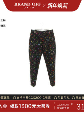 中古Dior迪奥女S级99新Pants裤子羊毛裤子黑色正品时尚BRANDOFF