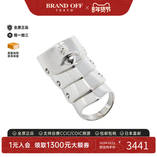 中古Vivienne Westwood薇薇安男S级99新ring戒指925银戒指银色