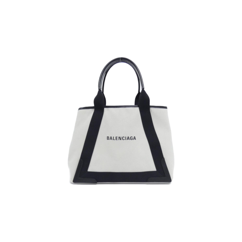 中古Balenciaga巴黎世家女包A级95新Navy CabasM手提包