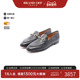 中古Gucci古驰女S级99新loafers乐福鞋 牛皮鞋 黑色