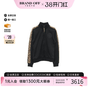 中古Fendi芬迪女A级95新Jacket夹克外套棉外套黑色