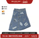 中古Chanel香奈儿女A级95新denim skirt牛仔裙棉裙子蓝色BRANDOFF
