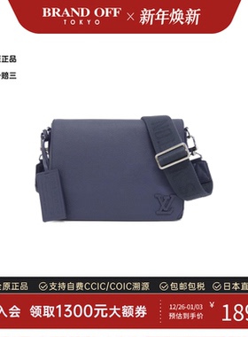 中古LV路易威登女包A级95新Takeoff Messenger斜挎包时尚BRANDOFF