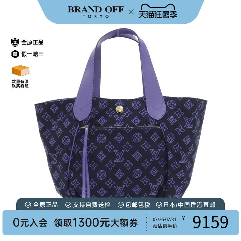 中古LV路易威登女包A级95新 Beach Cabas-老花手提包