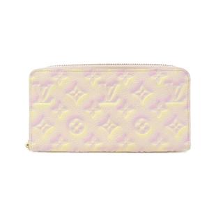 钱包老花 中古LV路易威登A级95新 Zippy Wallet 2022SS钱包长款