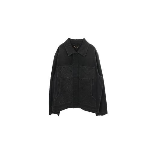 中古LV路易威登外套メンズ牛仔布